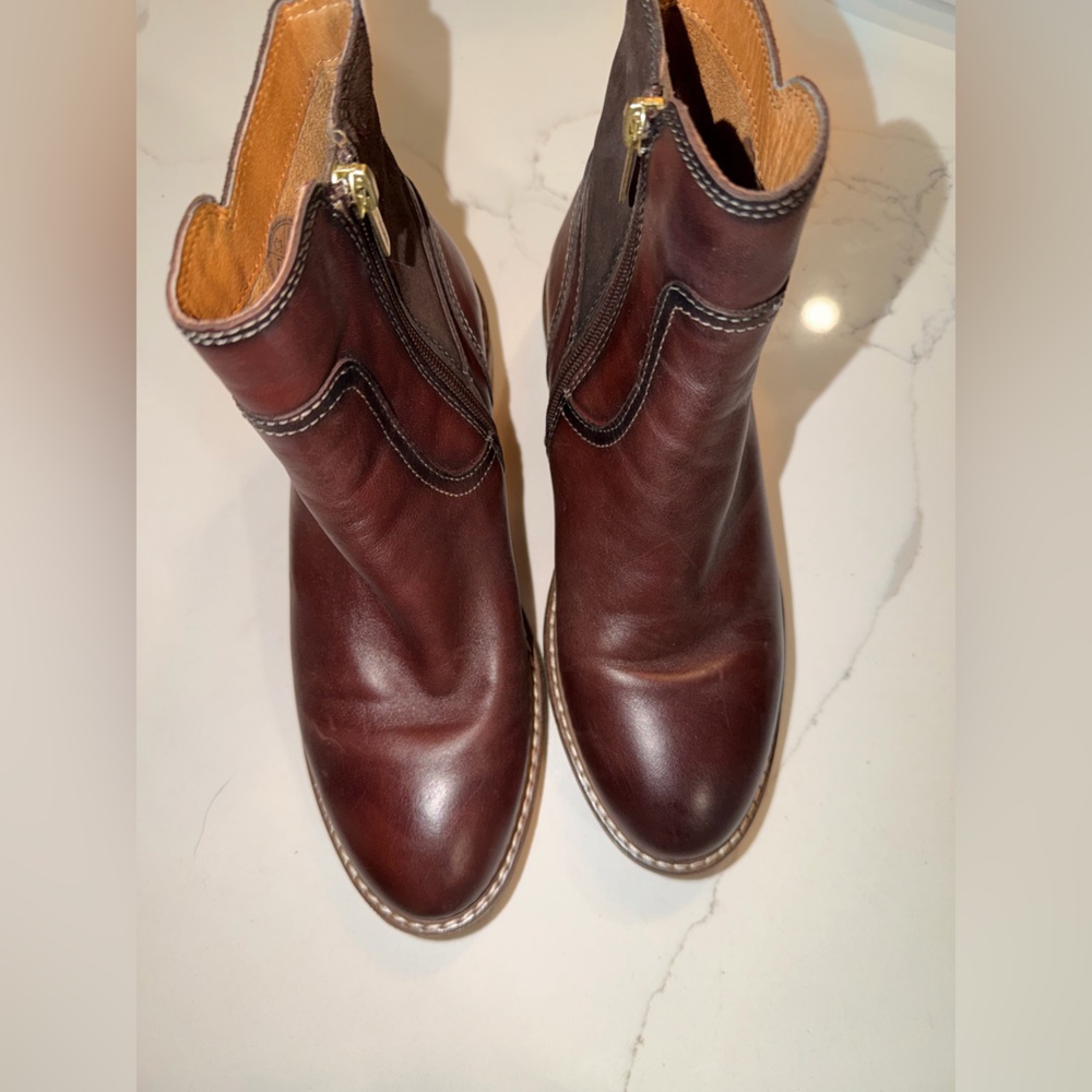 PIKOLINOS women Chukka Boots in Chestnut and Burgundy - Picture 3 of 16
